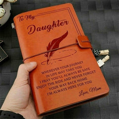 Fashion Portable Leather Diary Journal