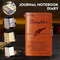 Fashion Portable Leather Diary Journal