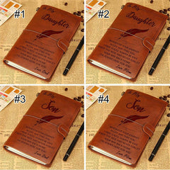Fashion Portable Leather Diary Journal