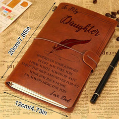 Fashion Portable Leather Diary Journal