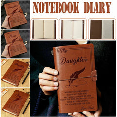 Fashion Portable Leather Diary Journal