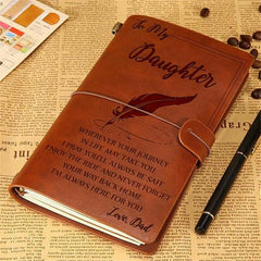 Fashion Portable Leather Diary Journal